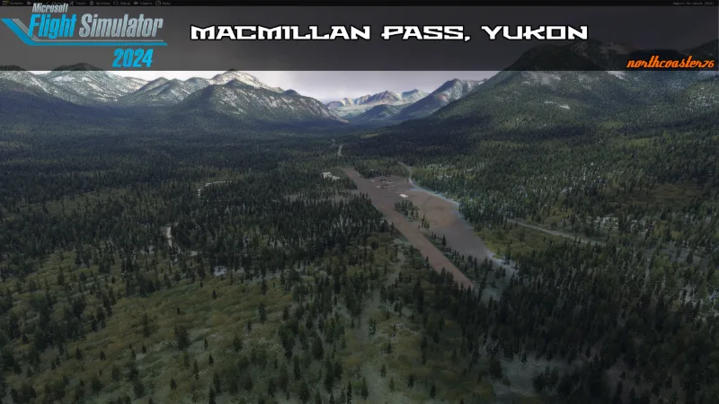 Macmillan Pass, Yukon for Microsoft Flight Simulator 2024